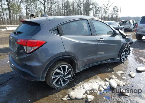 2019 Honda Hr-V Sport из США, поврежденный, VIN 3CZRU6H15KG706904